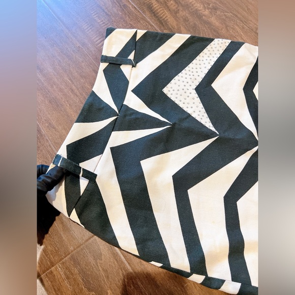 Exte zebra print midi A Line skirt size 24/38 - Picture 7 of 12